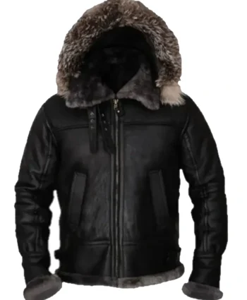 Robert Hooded Shearling Parka